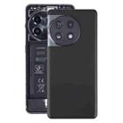 For OnePlus 11R Battery Back Cover with Camera Lens Cover(Black) - 1