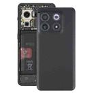 For OnePlus 10T Battery Back Cover with Camera Lens Cover(Black) - 1
