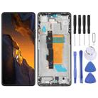 For Xiaomi Poco F5 Original AMOLED Material LCD Screen Digitizer Full Assembly with Frame (Black) - 1