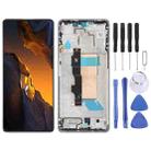 For Xiaomi Poco F5 Original AMOLED Material LCD Screen Digitizer Full Assembly with Frame (Blue) - 1