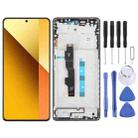 For Xiaomi Redmi Note 13 5G Original AMOLED Material LCD Screen Digitizer Full Assembly with Frame (Black) - 1