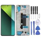 For Xiaomi Poco X6 Original AMOLED Material LCD Screen Digitizer Full Assembly with Frame (White) - 1