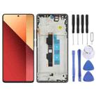 For Xiaomi Redmi Note 13 Pro 4G Original AMOLED Material LCD Screen Digitizer Full Assembly with Frame (Black) - 1