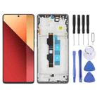 For Xiaomi Redmi Note 13 Pro 4G Original AMOLED Material LCD Screen Digitizer Full Assembly with Frame (Blue) - 1