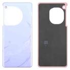 For OnePlus 12R Original Battery Back Cover(Purple) - 1