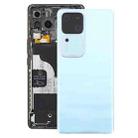 For vivo V30 Battery Back Cover with Camera Lens Cover(Blue) - 1