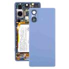 For Sony Xperia 5 V Battery Back Cover with Camera Lens Cover(Blue) - 1