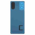 For Sony Xperia 5 V Battery Back Cover with Camera Lens Cover(Blue) - 3