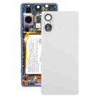 For Sony Xperia 5 V Battery Back Cover with Camera Lens Cover(Silver) - 1