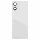 For Sony Xperia 5 V Battery Back Cover with Camera Lens Cover(Silver) - 2