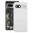 For Google Pixel 8a Original Battery Back Cover with Camera Lens Cover(Silver) - 1