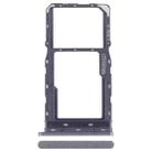 For T-Mobile Revvl 6 SIM Card Tray + Micro SD Card Tray (Black) - 1