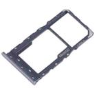 For T-Mobile Revvl 6 SIM Card Tray + Micro SD Card Tray (Black) - 2