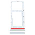 For TCL Tab 10 5G 9183G SIM Card Tray + Micro SD Card Tray (White) - 1