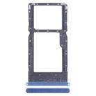 For Alcatel 1L Pro 4065F SIM Card Tray + Micro SD Card Tray (Blue) - 1