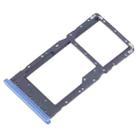 For Alcatel 1L Pro 4065F SIM Card Tray + Micro SD Card Tray (Blue) - 2