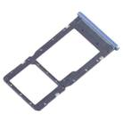 For Alcatel 1L Pro 4065F SIM Card Tray + Micro SD Card Tray (Blue) - 3