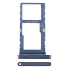 For Nokia T20 Original SIM Card Tray + Micro SD Card Tray (Blue) - 1