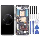 For Asus ROG Phone 7 / 7 Ultimate AMOLED Original LCD Screen Digitizer Full Assembly with Frame(Black) - 1