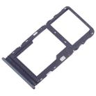 For TCL 20s Original SIM Card Tray + Micro SD Card Tray (Black) - 2