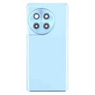 For OnePlus Ace 3 PJE110 Original Glass Battery Back Cover with Camera Lens(Blue) - 2