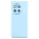 For OnePlus 12R CPH2609 CPH2585 Original Glass Battery Back Cover with Camera Lens(Blue) - 2