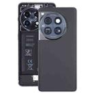 For OnePlus 12 PJD110 CPH2573 CPH2581 Original Glass Battery Back Cover with Camera Lens(Black) - 1