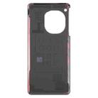 For OnePlus 12R Battery Back Cover(Black) - 3