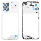 For Motorola Moto G23 Original Middle Frame Bezel Plate (White) - 1