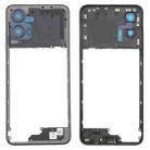 For Motorola Moto G34 Original Middle Frame Bezel Plate (Black) - 1