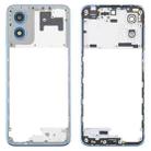 For Motorola Moto G Play 2024 Original Middle Frame Bezel Plate (Blue) - 1