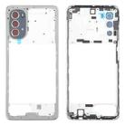 For Motorola Moto G52 Original Middle Frame Bezel Plate (Silver) - 1