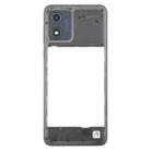 For Motorola Moto E13 Original Middle Frame Bezel Plate (Black) - 2