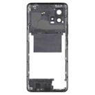 For Motorola Moto G72 Original Middle Frame Bezel Plate (Black) - 2