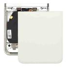 For Motorola Razr 40 Original Lower Part Battery Back Cover(White) - 1