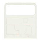 For Motorola Razr 40 Original Upper Part Battery Back Cover (White) - 3