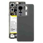 For Motorola Moto X50 Ultra Original Battery Back Cover(Black) - 1