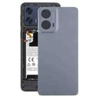 For Motorola Moto G24 Original Battery Back Cover(Black) - 1