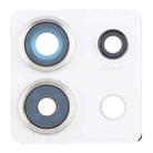 For Xiaomi Redmi Note 13 Pro 5G Back Camera Lens Frame (White) - 1