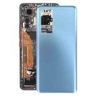 For Xiaomi 12T Original Battery Back Cover(Blue) - 1