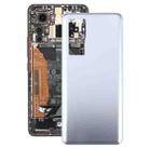 For Xiaomi 12T Pro Original Battery Back Cover(Silver) - 1