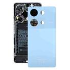 For Xiaomi Poco M6 Pro 4G Original Battery Back Cover(Blue) - 1
