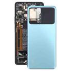 For Xiaomi Poco X5 Original Battery Back Cover(Blue) - 1