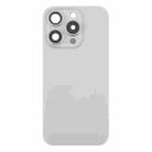 For iPhone 16 Pro Original Glass Battery Back Cover with Camera Lens Cover + MagSafe Magnet(Silver) - 2