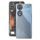 For Honor 70 Battery Back Cover with Camera Lens(Green) - 1