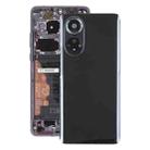 For Honor 50 Battery Back Cover with Camera Lens(Black) - 1