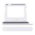 For iPhone 16 SIM + SIM Card Tray (Silver) - 1