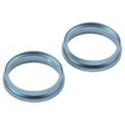 For iPhone 16 Plus 2pcs/set Rear Camera Glass Lens Metal Outside Protector Hoop Ring (Green) - 3