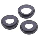 For iPhone 16 Pro Max 3pcs/Set Camera Lens Cover (Black) - 2