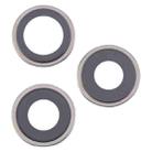 For iPhone 16 Pro 3pcs/Set Camera Lens Cover (Titanium Color) - 1